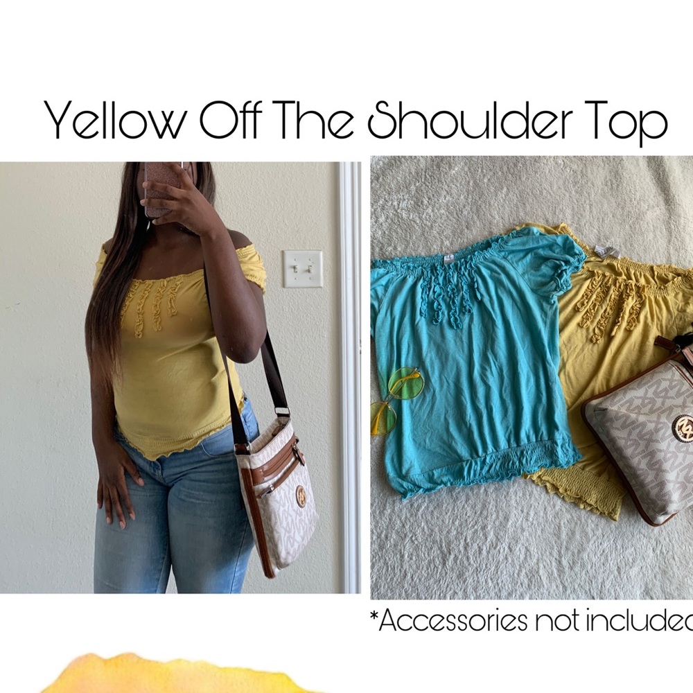 Yellow Off the Shoulder